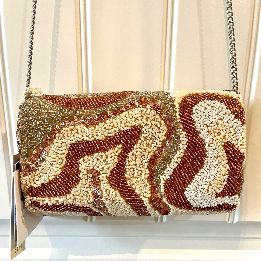 NWT Beautiful Beaded Purse from India
